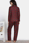 Zivame Mickey Mania Knit Poly Pyjama Set - Rio Red — thumbnail 4